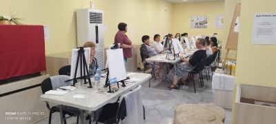 Рисуване с вино 4